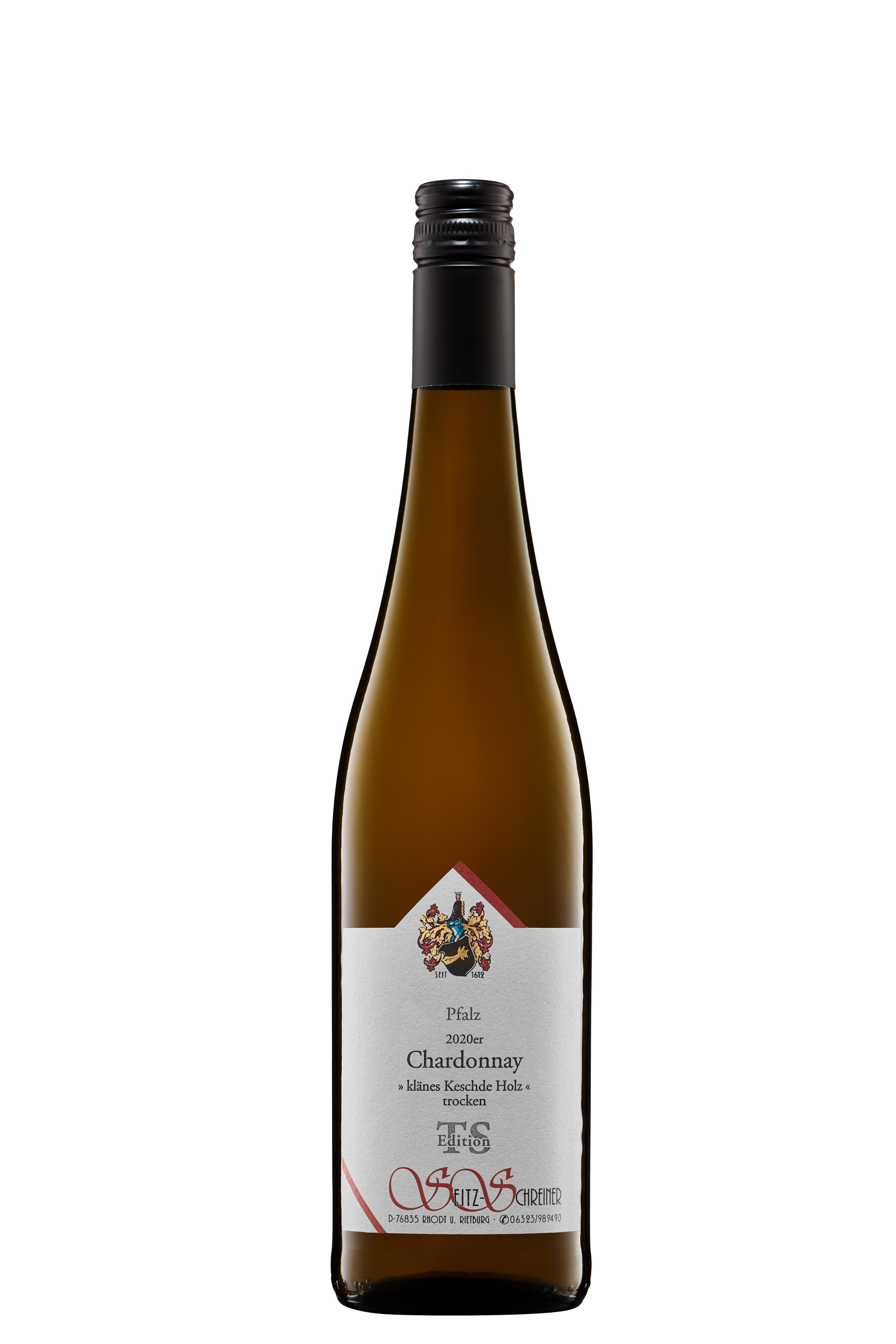 2022er Chardonnay Edition TS trocken<br>            `klänes Keschde - Holz`